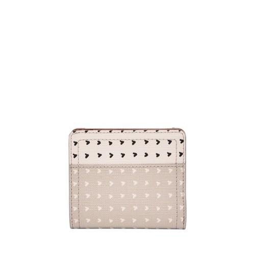 Fossil Logan Small Rfid Bifold  Wallet Hearts- Sl7826745