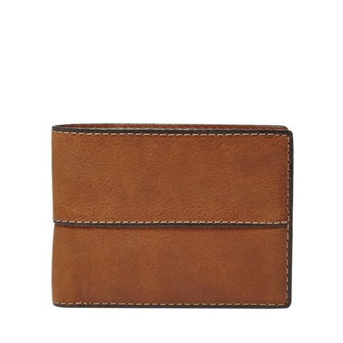 Fossil Ethan International Traveler  Wallet Medium Brown- Sml1067210