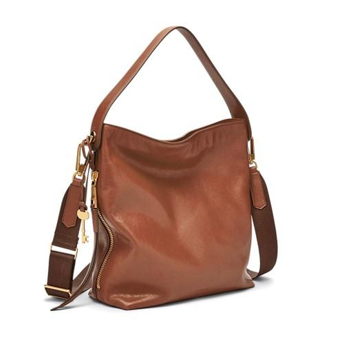 Fossil Maya Hobo  Handbag Brown- Zb6979200
