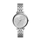 Fossil Jacqueline Three-hand Stainless Steel Watch  Jewelry - Es4375