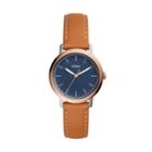 Fossil Neely Three-hand Luggage Leather Watch  Jewelry - Es4255