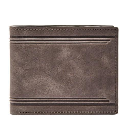 Fossil Harlow Rfid Traveler  Wallet Pewter- Sml1675044