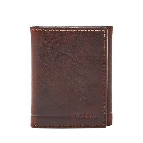 Fossil Allen Rfid Trifold  Wallet Tan- Sml1550231