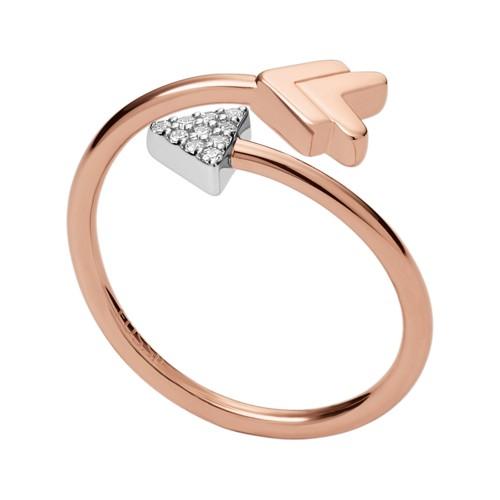 Fossil Sterling Silver Arrow Ring  Jewelry - Jfs004299986.5