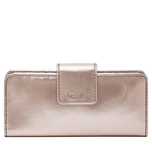 Fossil Madison Slim Clutch  Wallet Metallic- Swl1985839