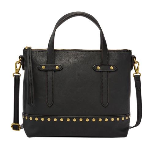 Fossil Felicity Satchel  Handbags Black- Shb2115001