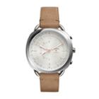 Fossil Hybrid Smartwatch - Q Accomplice Sand Leather  Jewelry - Ftw1200
