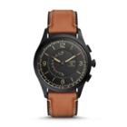 Fossil Refurbished Hybrid Smartwatch - Activist Luggage Leather  Jewelry - Ftw1206j