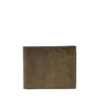 Fossil Baja Rfid Traveler  Wallet Olive- Sml1701345