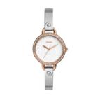 Fossil Classic Minute Three-hand Stainless Steel Watch  Jewelry - Bq3510