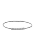 Fossil Bar Stainless Steel Bracelet  Jewelry Silver- Jof00153040