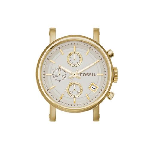 Fossil Original Boyfriend Chronograph Gold-tone Stainless Steel Watch Case   - C181019
