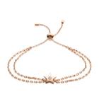 Fossil Star Rose Gold-tone Stainless Steel Bracelet  Jewelry - Jof00515791