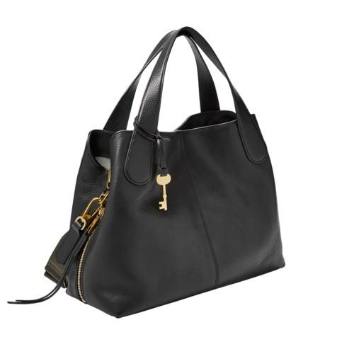 Fossil Maya Satchel  Handbags Black- Zb7566001
