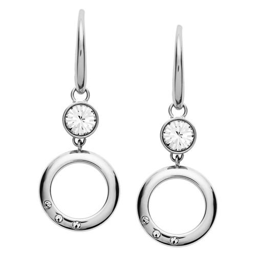 Fossil Open Circle Stainless Steel Earrings  Jewelry - Jof00410040
