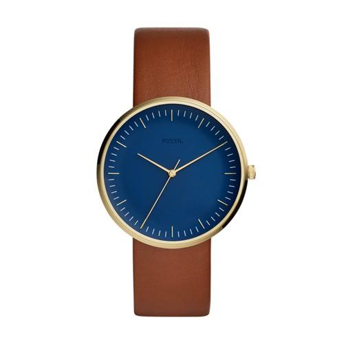 Fossil Essentialist Three-hand Brown Luggage Watch  Jewelry - Fs5473