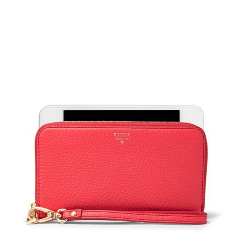Fossil Sydney Rfid Zip Phone Wallet Sl6838616 Wallet