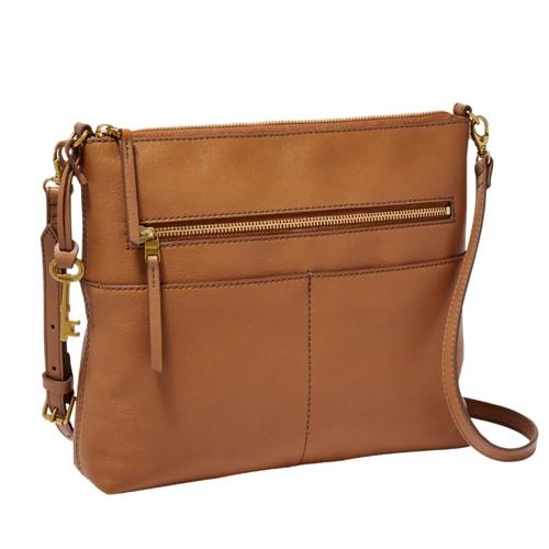 Fossil Fiona Large Crossbody  Handbags Tan- Zb7267231
