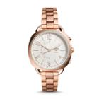 Fossil Refurbished Hybrid Smartwatch - Accomplice Rose Gold-tone Stainless Steel  Jewelry - Ftw1208j