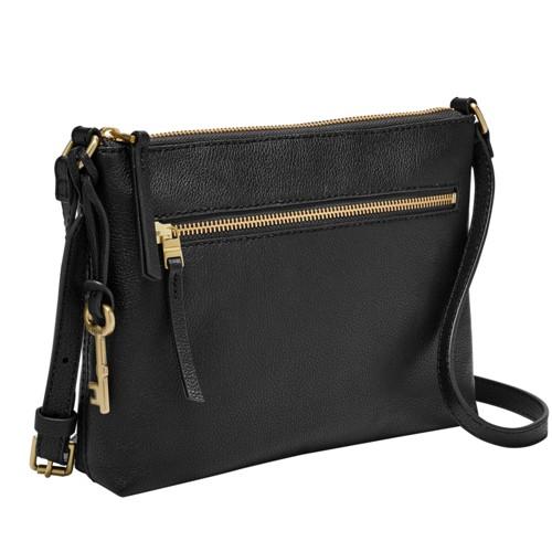 Fossil Fiona Ew Crossbody  Handbag Black- Zb7266001