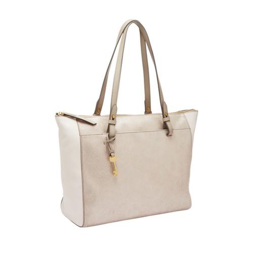 Fossil Rachel Tote  Handbag Champagne- Zb7632699
