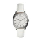 Fossil Blakely Three-hand White Leather Watch  Jewelry - Bq3360