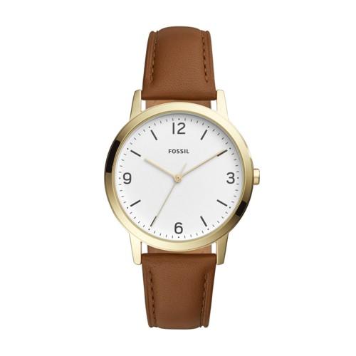 Fossil Blake Three-hand Light Brown Leather Watch  Jewelry - Fs5427
