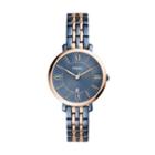 Fossil Jacqueline Three-hand Date Two-tone Stainless Steel Watch  Jewelry - Es4321