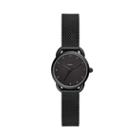 Fossil Tailor Three-hand Black Stainless Steel Watch  Jewelry - Es4489