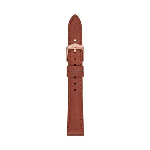 Fossil 16mm Terracotta Leather Strap   - S161062