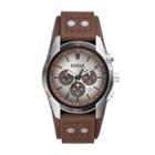 Fossil Coachman Chronograph Brown Leather Watch   - Ch2565