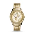 Fossil Stella Multifunction Gold-tone Stainless Steel Watch   - Es3589