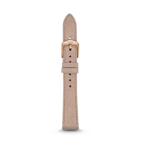 Fossil 16mm Sand Leather Watch Strap   - S161036