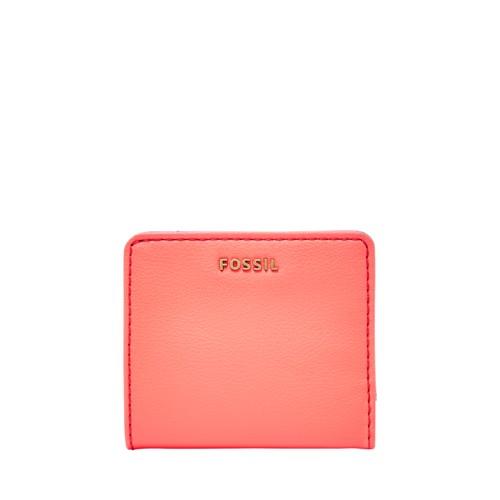 Fossil Madison Bifold  Wallet Neon Red- Swl3079634