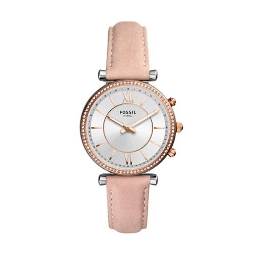Fossil Hybrid Smartwatch - Carlie Blush Leather  Jewelry - Ftw5039