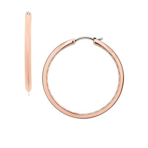 Fossil Diamond-etched Hoops  Jewelry - Jf02733791