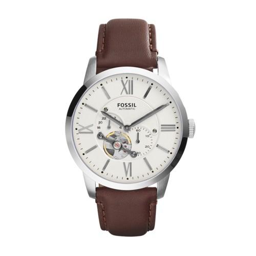 Fossil Townsman Automatic Brown Leather Watch   - Me3064