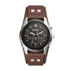 Fossil Coachman Chronograph Brown Leather Watch   - Ch2891
