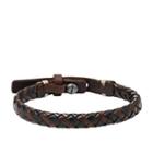 Fossil Braided Bracelet - Brown And Black  Accessory - Ja5932716