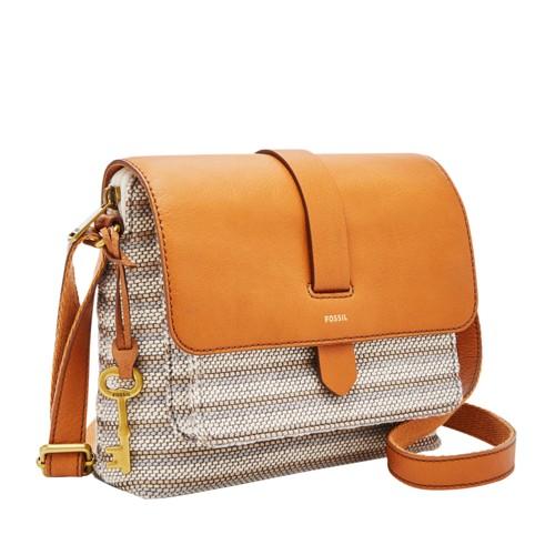 Fossil Kinley Small Crossbody  Handbags Neutral Stripe- Zb7701558