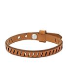 Fossil Vintage Casual Brown Leather Bracelet  Jewelry - Ja6926040