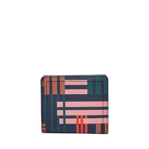 Fossil Logan Small Rfid Bifold  Wallet Plaid- Sl7826917