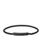 Fossil Black Stainless Steel Bracelet  Jewelry Black- Jf03099001