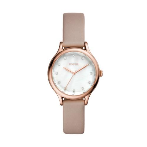 Fossil Laney Three-hand Gray Leather Watch  Jewelry - Bq3401