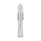 Fossil 18mm Reflective Gray Silicone Strap   - S181429