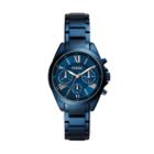 Fossil Modern Courier Midsize Multifunction Ocean Blue Stainless Steel Watch  Jewelry - Bq3303