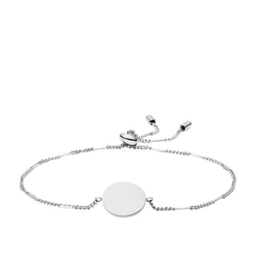 Fossil Disc Stainless Steel Bracelet  Jewelry - Jf03168040