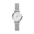Fossil Carlie Three-hand Stainless Steel Watch  Jewelry - Es4432