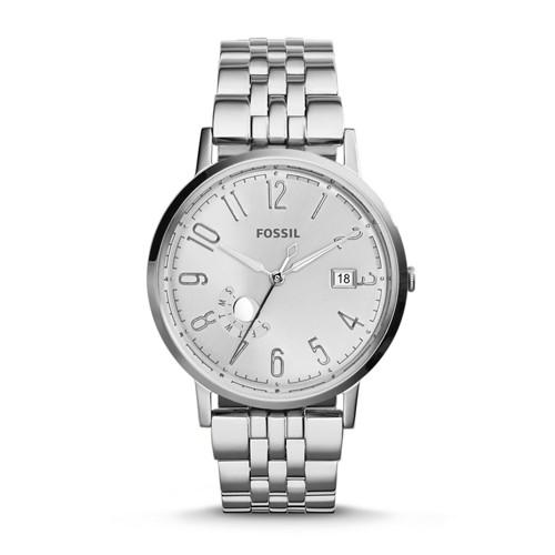 Fossil Vintage Muse Multifunction Stainless Steel Watch Es3787 Silver