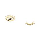 Fossil Winking Eye Gold-tone Brass Studs  Jewelry - Ja6964710
